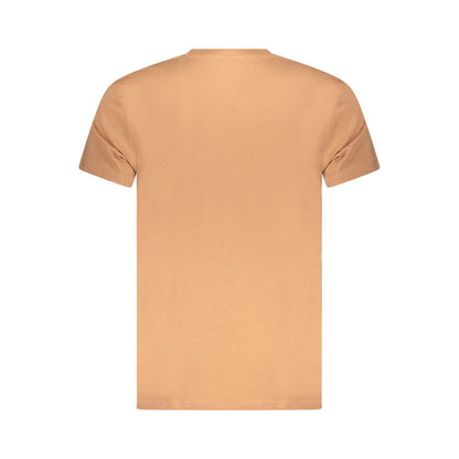 Iceberg Marrone Katoenen T-shirt voor Heren