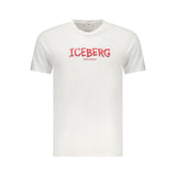 T-Shirt Iceberg Bianco en Coton pour Homme