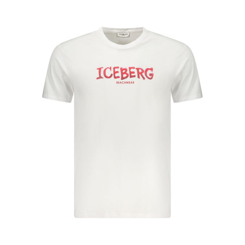T-shirt homme Iceberg Bianco en coton