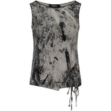 Desigual Edinburgh Fantasy Black Viscosa Women Tank Top