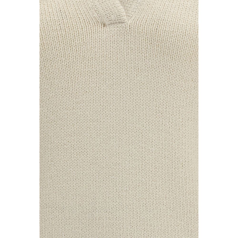 Gabriela Hearst Sohan Beige Cashmere Polo Shirt