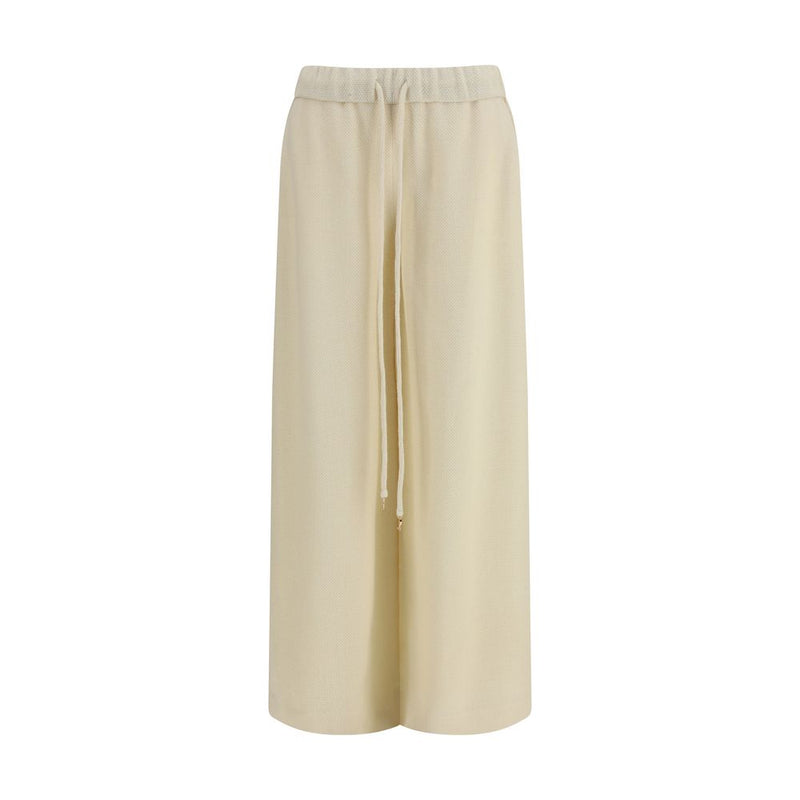 Gabriela Hearst Beige Alpaca Vicugna Pacos Casual Pants