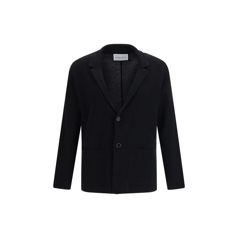 Roberto Collina Zwarte Polyamide Jas