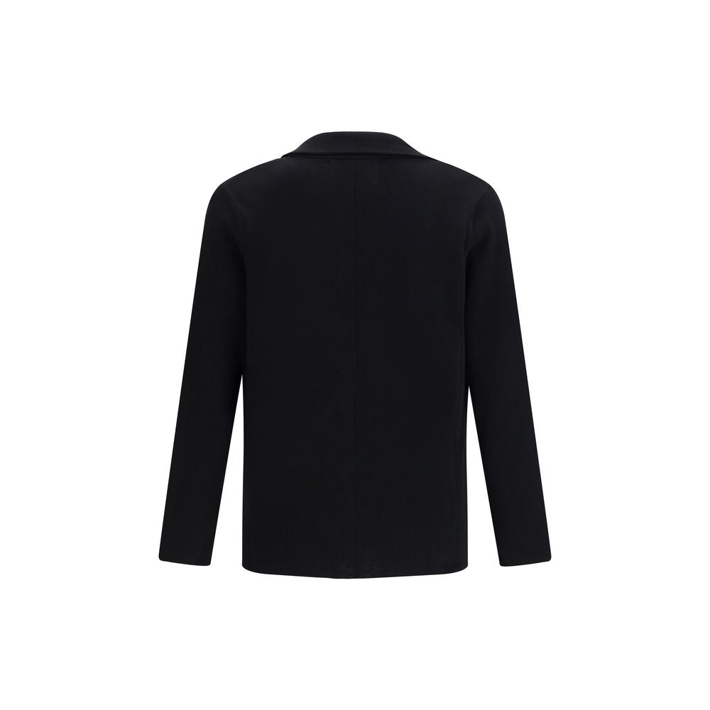 Roberto Collina Black Polyamide Coat for Men