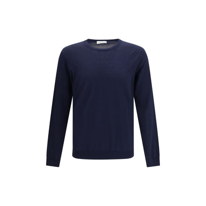 Roberto Collina Blauw Katoenen Sweatshirt