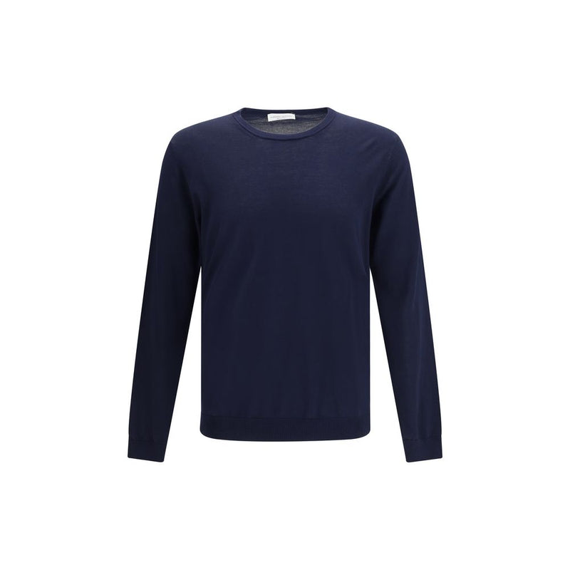 Roberto Collina Blauw Katoenen Sweatshirt