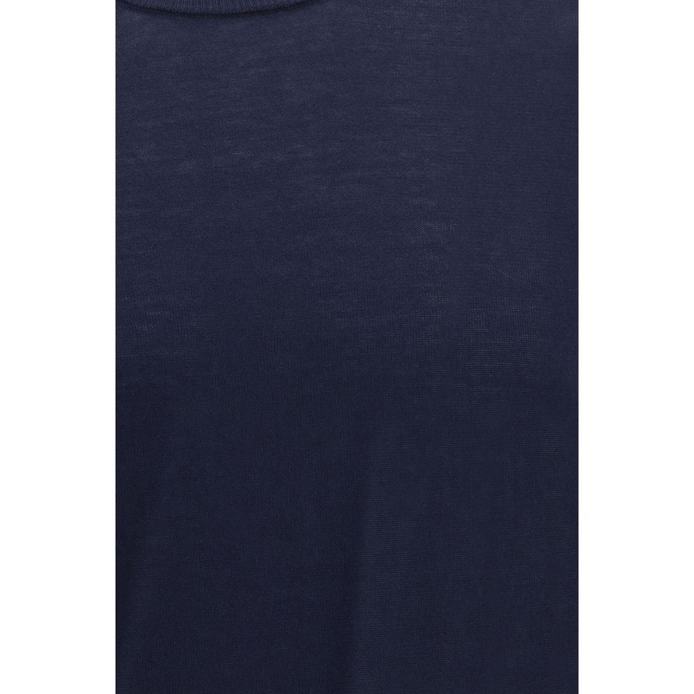 Roberto Collina Blue Cotton Sweatshirt - Regular Fit for Men