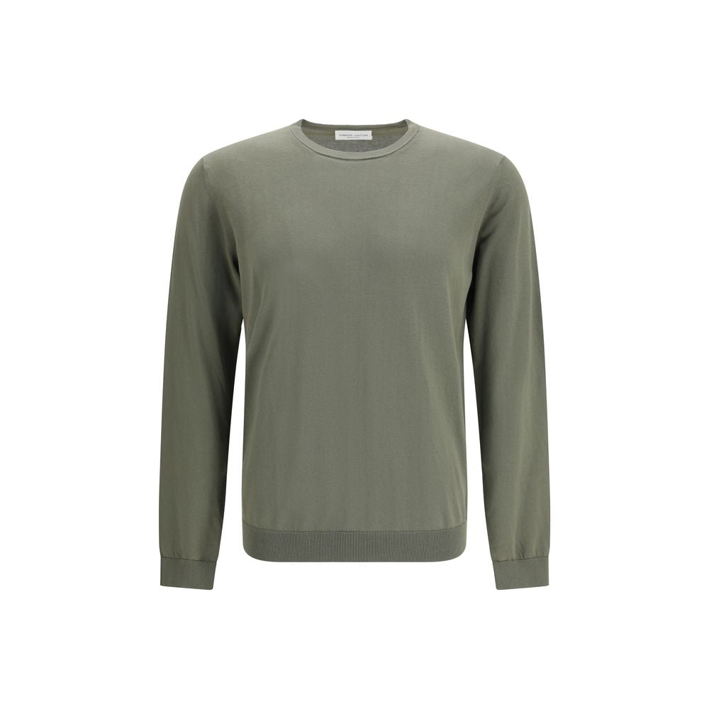 Roberto Collina Bicolor Cotton Sweatshirt - Élégance Contemporaine