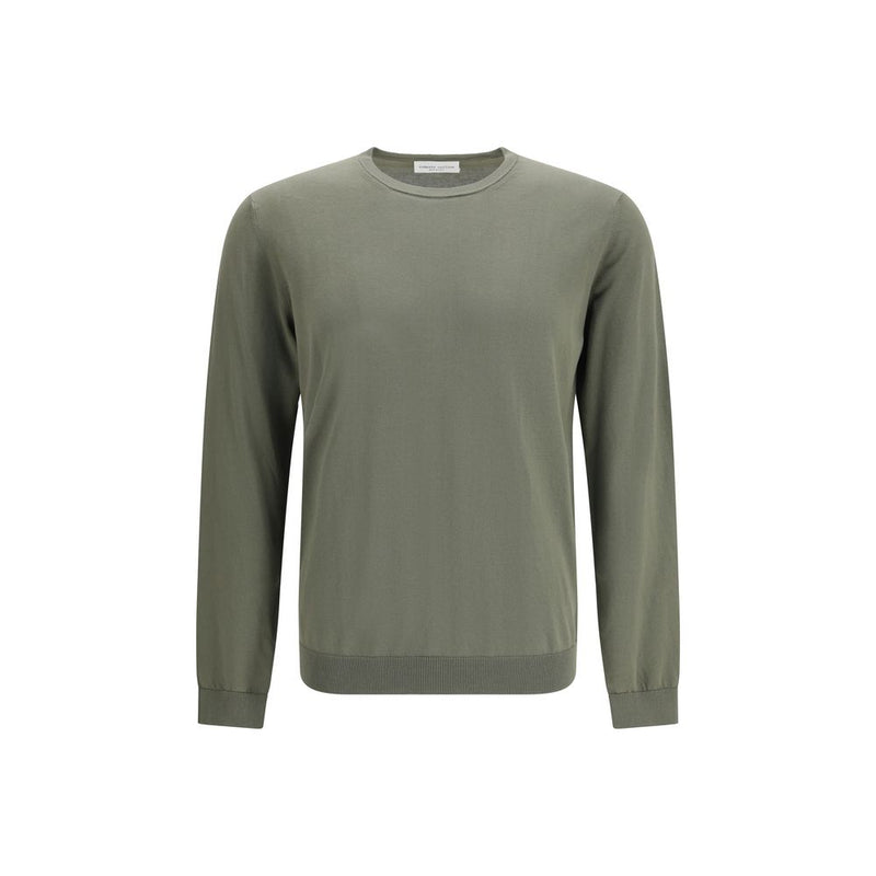 Roberto Collina Bicolor Cotton Sweatshirt - Élégance Contemporaine