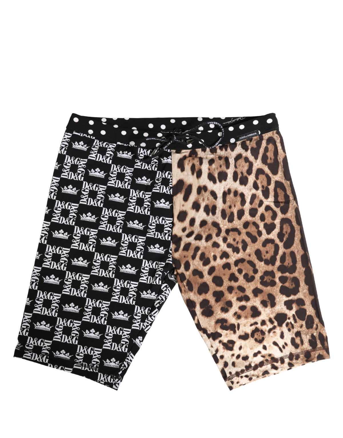 Sous-vêtement short cycliste à motif multicolore Dolce & Gabbana