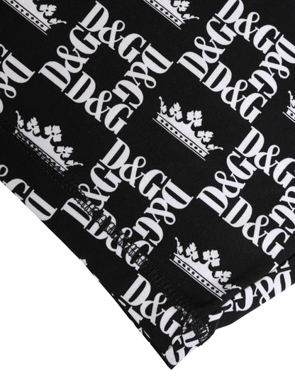 Sous-vêtement short cycliste à motif multicolore Dolce & Gabbana