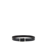 Ceinture Ferragamo Bos Taurus Regular en cuir de veau noir
