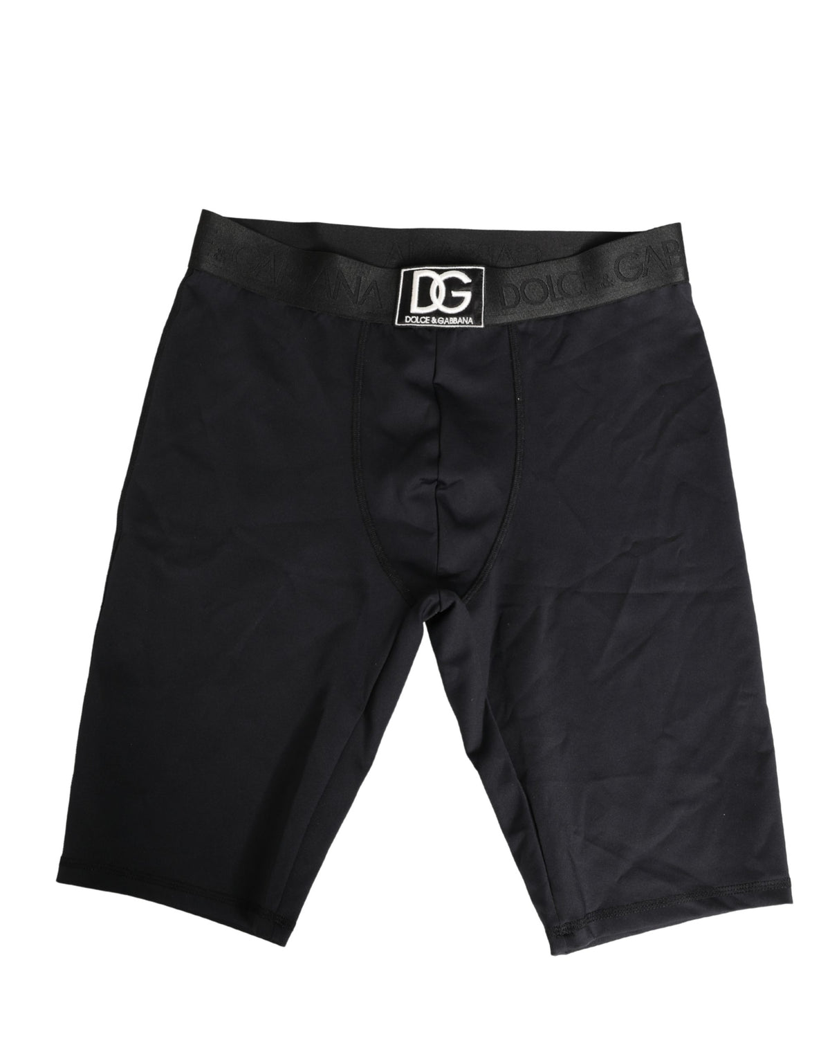 Dolce & Gabbana Black Logo Waistband Men's Boxer Shorts