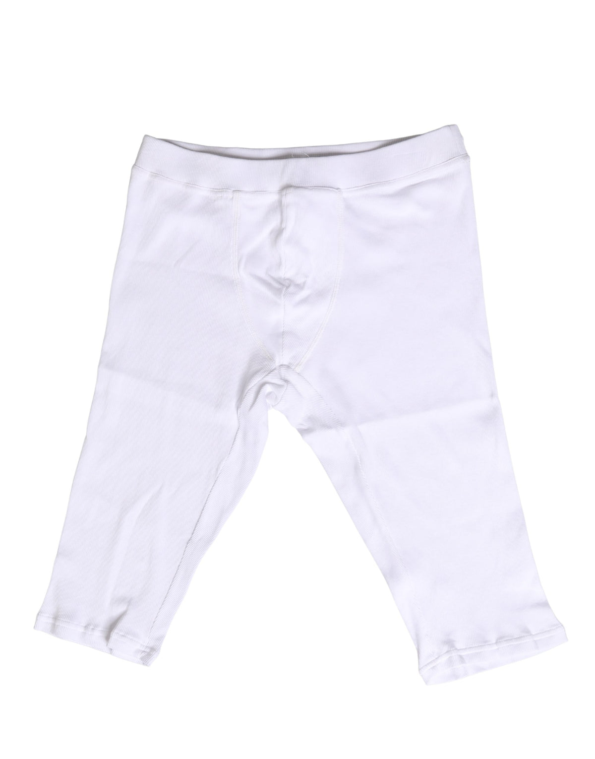 Dolce & Gabbana Men’s White Cotton Short Johns Underwear
