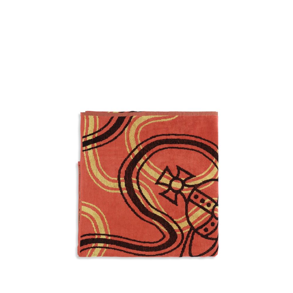 Vivienne Westwood Multicolor Cotton Beach Towel