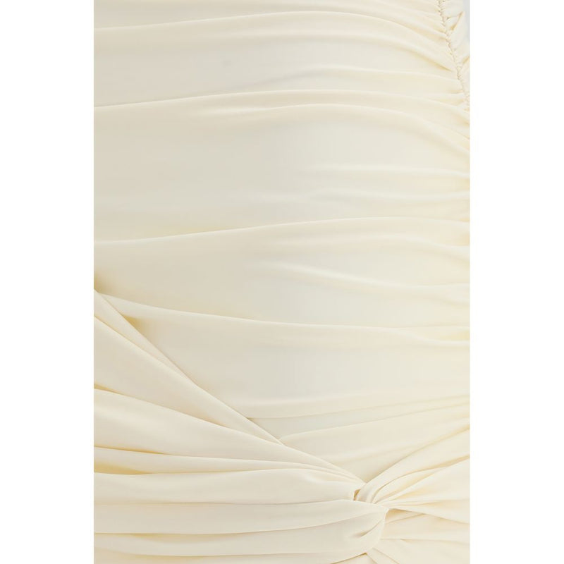 Magda Butrym Beige Fabric Mini Skirt