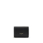 Portefeuille Bos Taurus en cuir de veau noir Saint Laurent