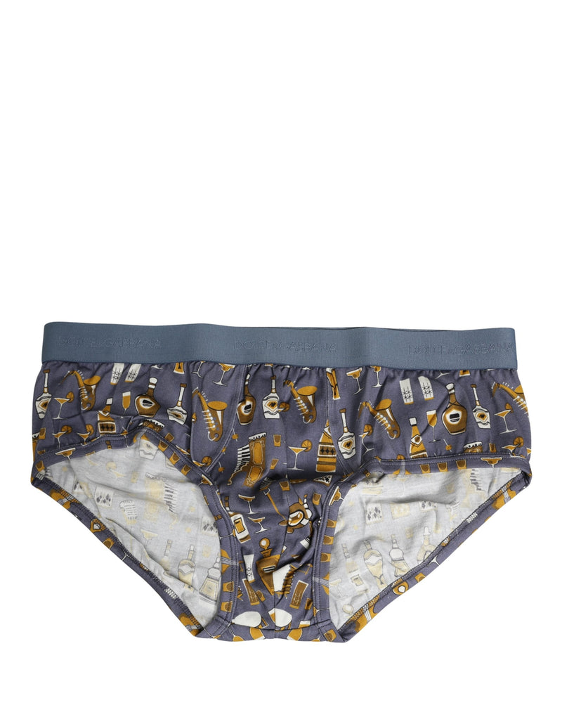 Dolce & Gabbana Gray Brando Brief Underwear for Men