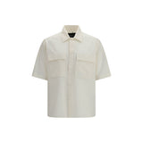 LAMINAR Beige Polyester Shortsleeve Shirt - Oversized Style