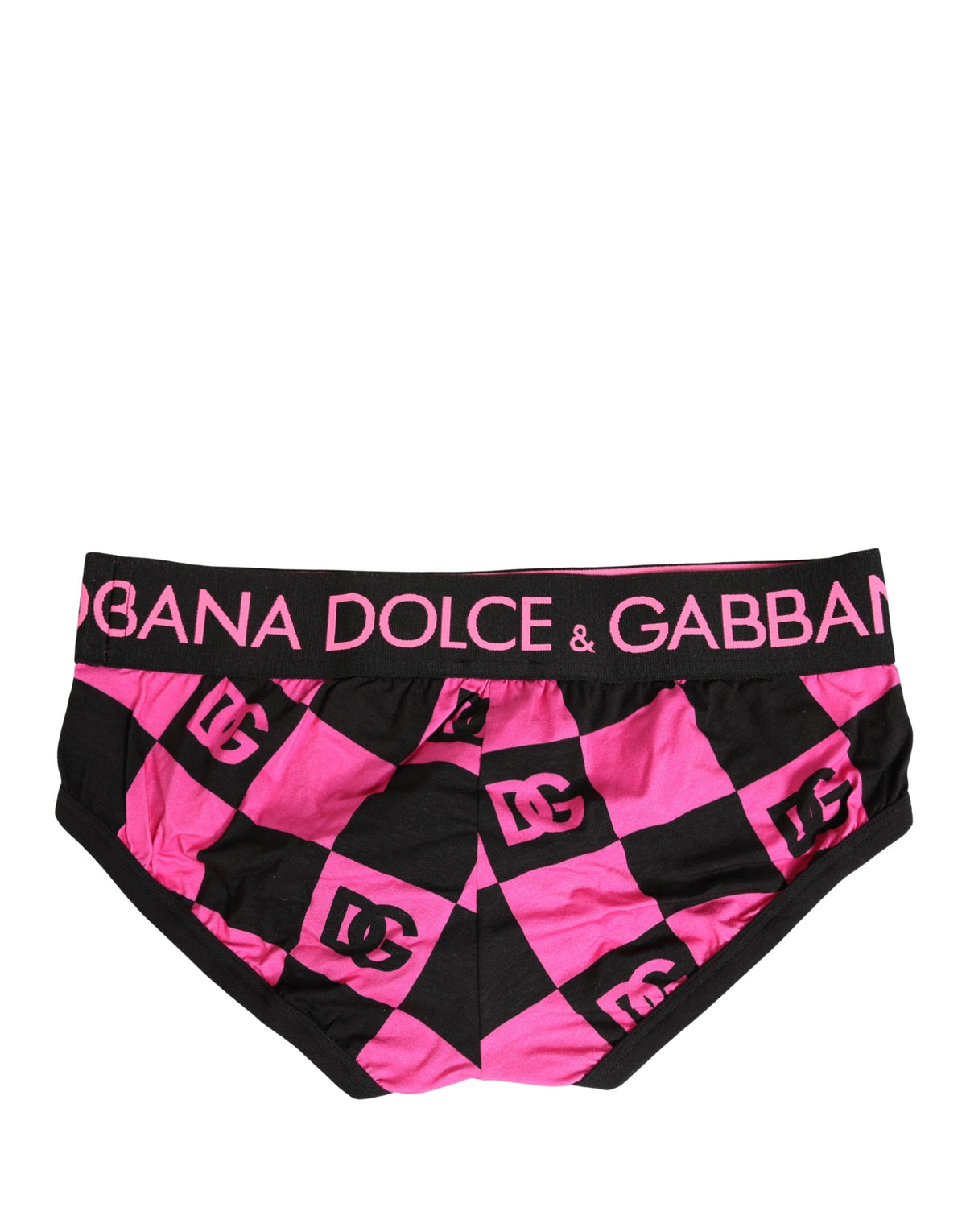 Dolce & Gabbana Brando Brief Underwear - Black & Pink Logo