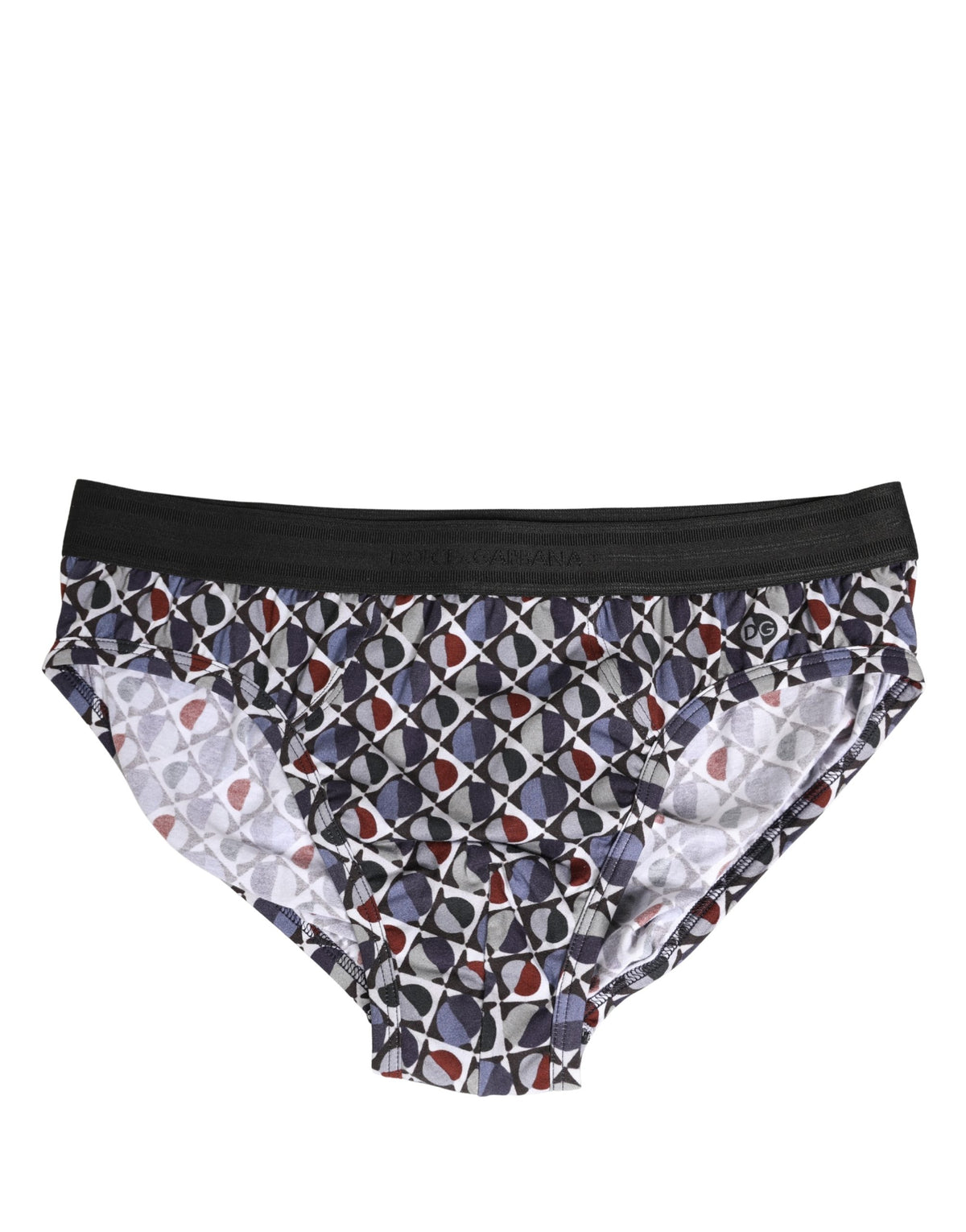 Dolce & Gabbana Multicolor Patterned Midi Briefs for Men