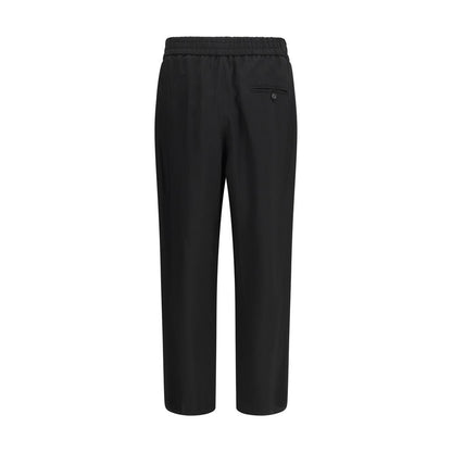 Giorgio Armani Zwarte Casual Viscose Broek