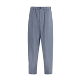 Giorgio Armani Gray Silk Casual Pants for Men