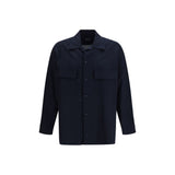 Giorgio Armani Blue Cotton Shirt - Timeless Elegance
