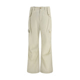 Pantalon décontracté en coton beige Dolce & Gabbana