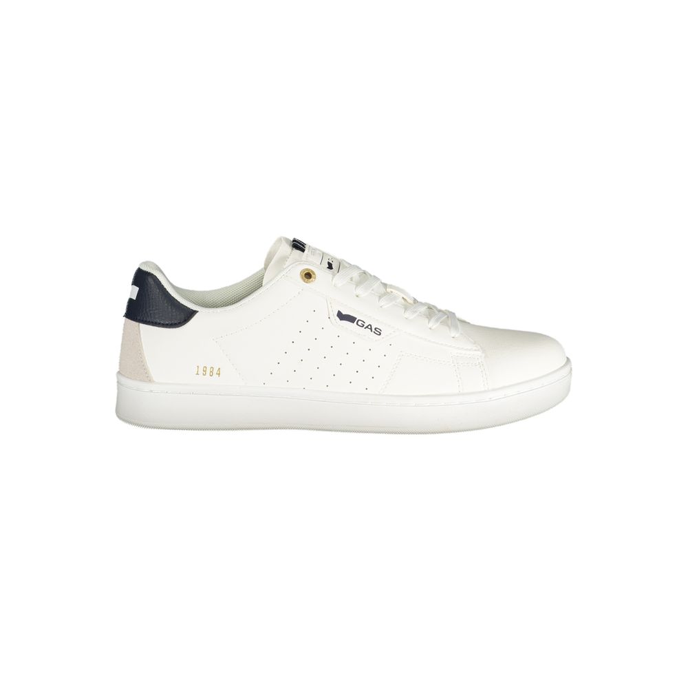 Gas Cherooke LTX Men Sneaker - White with Blue Details
