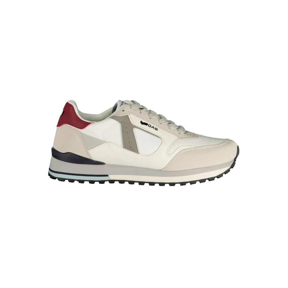 Gas Malik Mix White Polyurethane Men's Sneaker