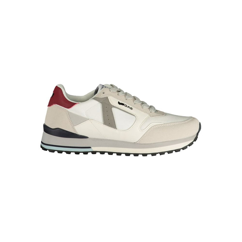 Gas Malik Mix White Polyurethane Men's Sneaker