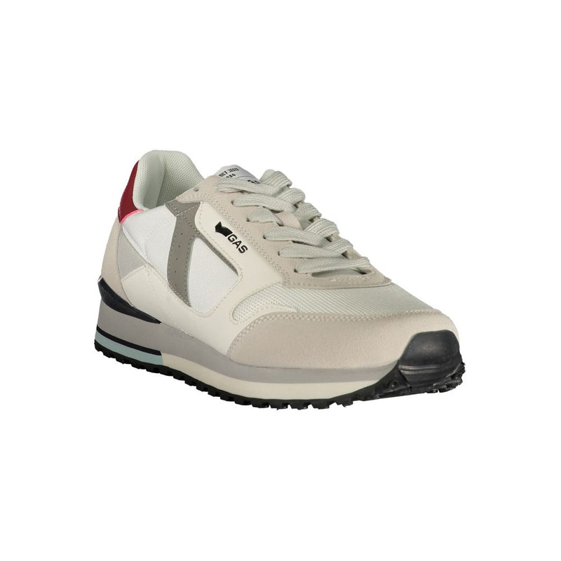 Gas Malik Mix White Polyurethane Men's Sneaker
