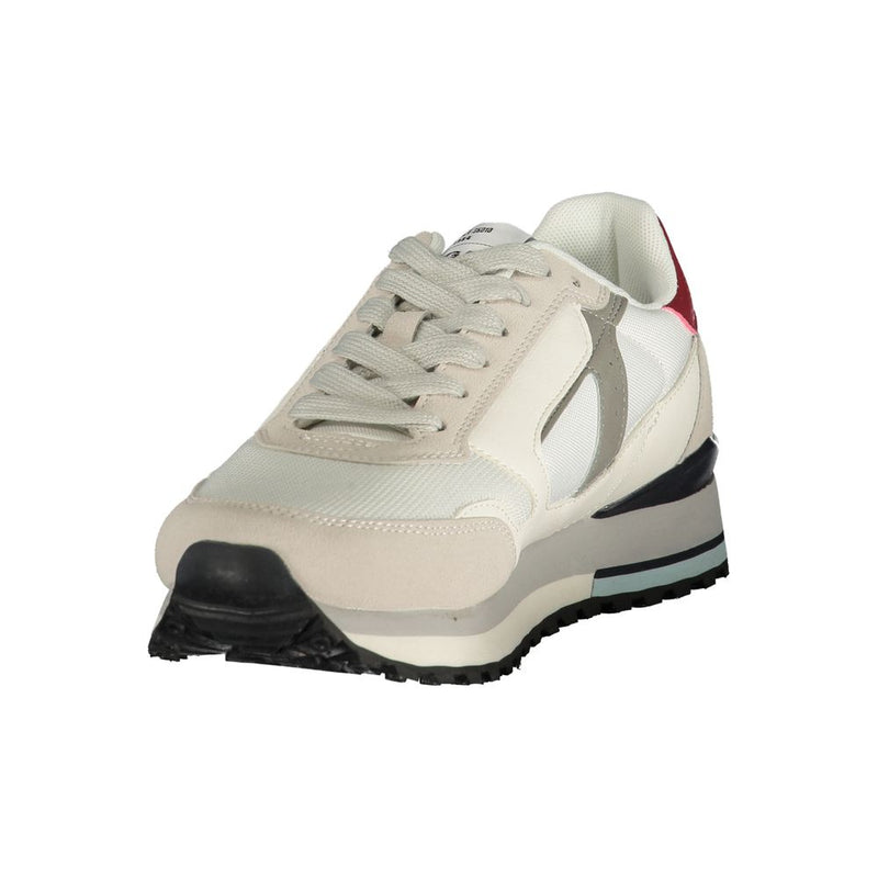 Gas Malik Mix White Polyurethane Men's Sneaker