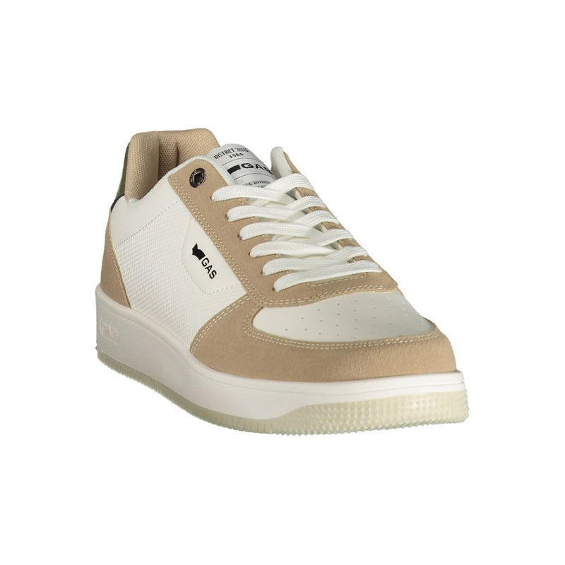Gas Bianco Polyurethane Men Sneaker - Stylish Athletic Footwear