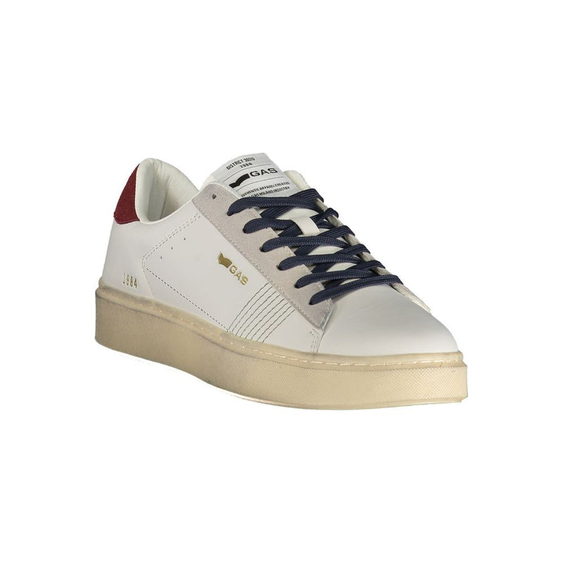 Baskets homme en polyuréthane blanc gaz