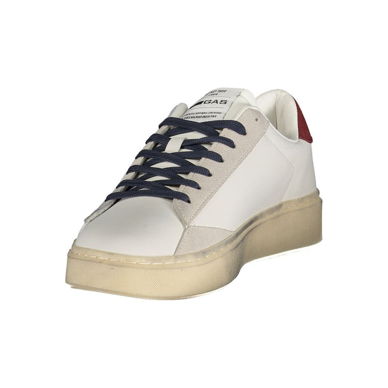 Baskets homme en polyuréthane blanc gaz