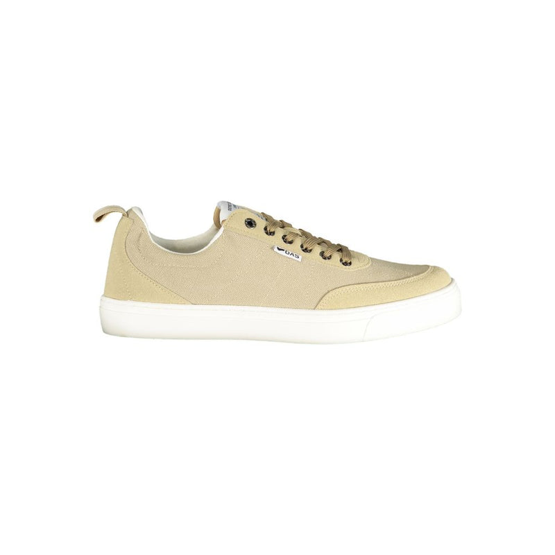 Gas Hancock Low Mix Beige Sneakers for Men