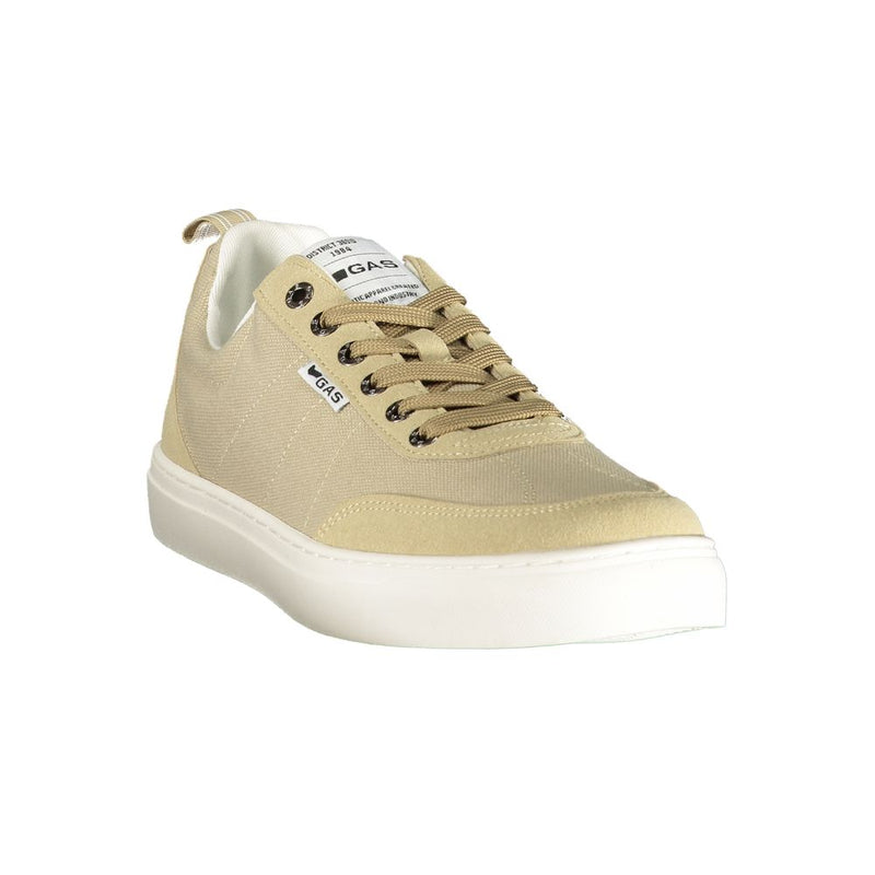 Gas Hancock Low Mix Beige Sneakers for Men
