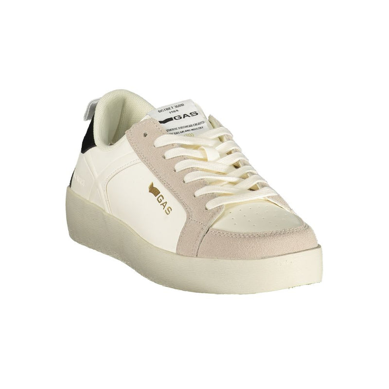 Gas Bianco Polyurethane Women Sneaker - Stylish Athletic Footwear