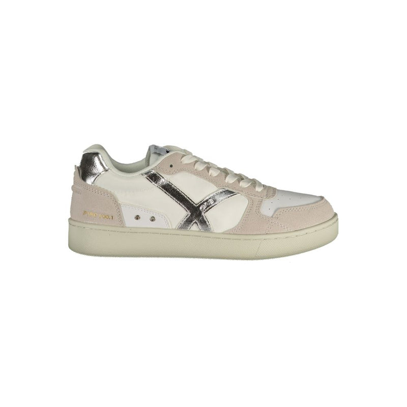Gas White Polyurethane Women Sneaker - Stylish & Comfortable