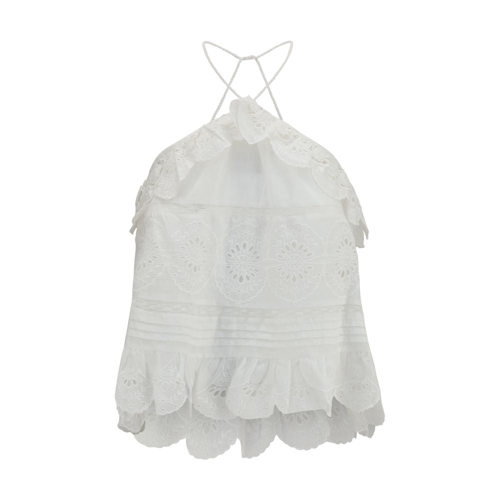 Blouse Marant Etoile en polyester blanc