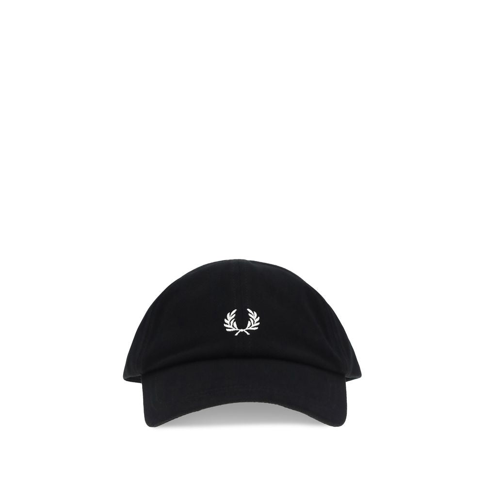 Fred Perry Zwart Katoenen Pet (Baseballcap)