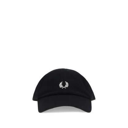 Fred Perry Zwart Katoenen Pet (Baseballcap)