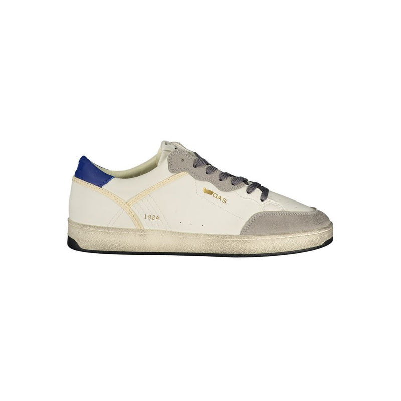 Gas GIOVI GS MIX White Polyurethane Men's Sneaker