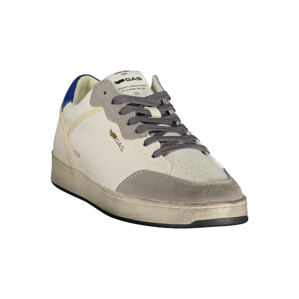 Gas GIOVI GS MIX White Polyurethane Men's Sneaker