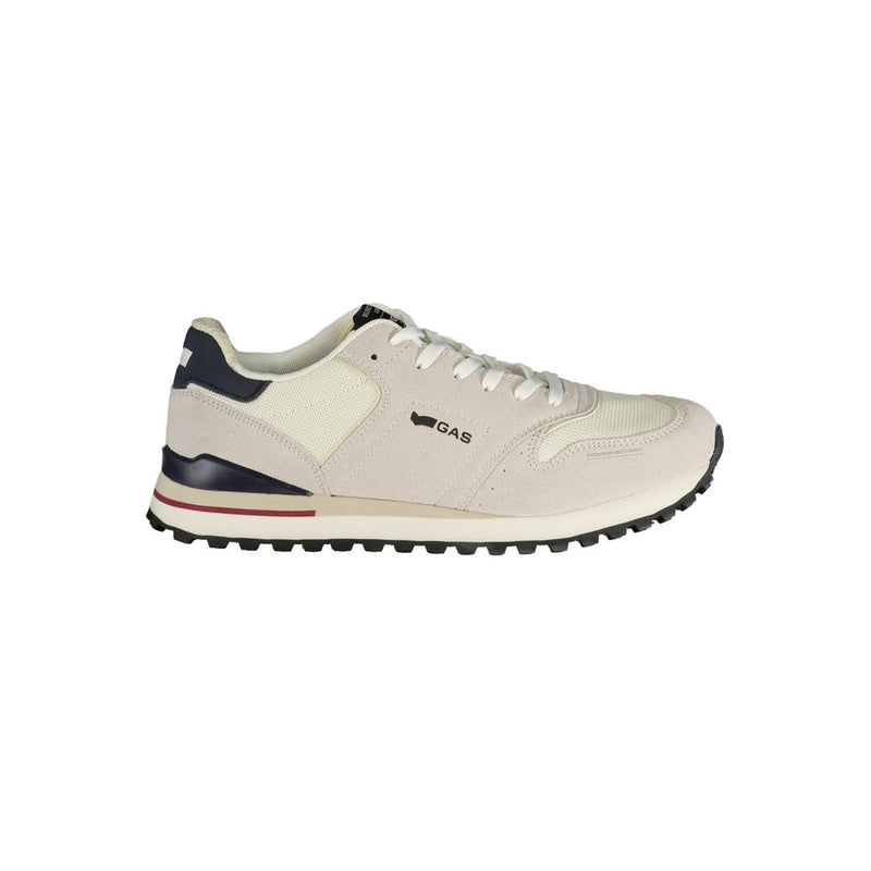 Gas Bianco Polyurethane Men Sneaker - ALBA MIX