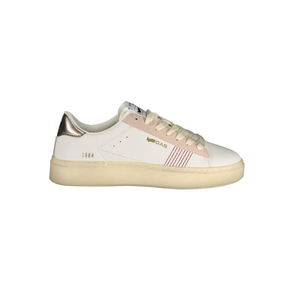 Gas Leonard Mix White Polyurethane Women's Sneaker