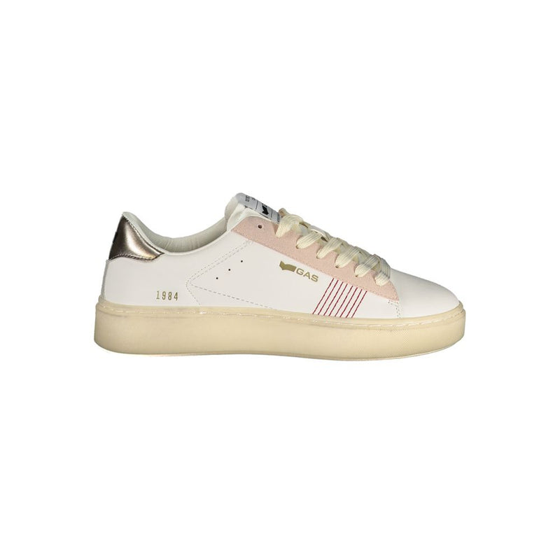 Gas Leonard Mix White Polyurethane Women's Sneaker