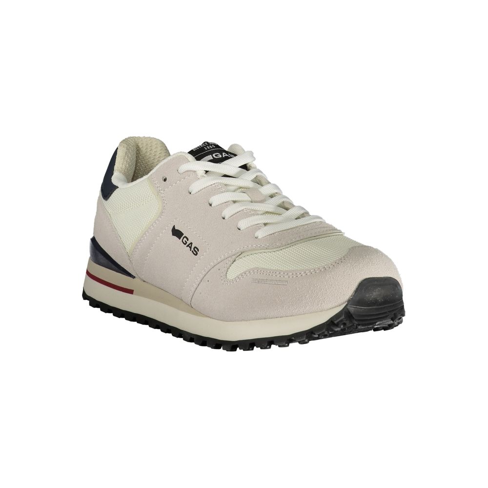 Gas Bianco Polyurethane Men Sneaker - ALBA MIX